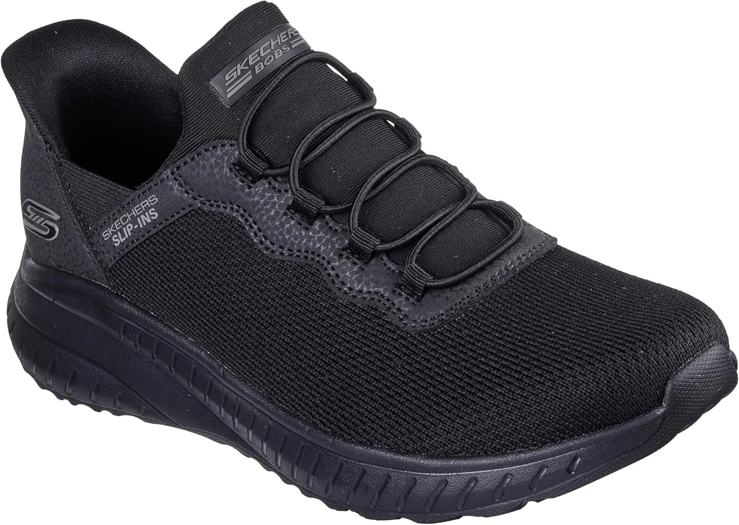 imageSkechers Womens Hands Free Slipins Bobs Squad ChaosDaily Inspiration SneakerBlackBlack