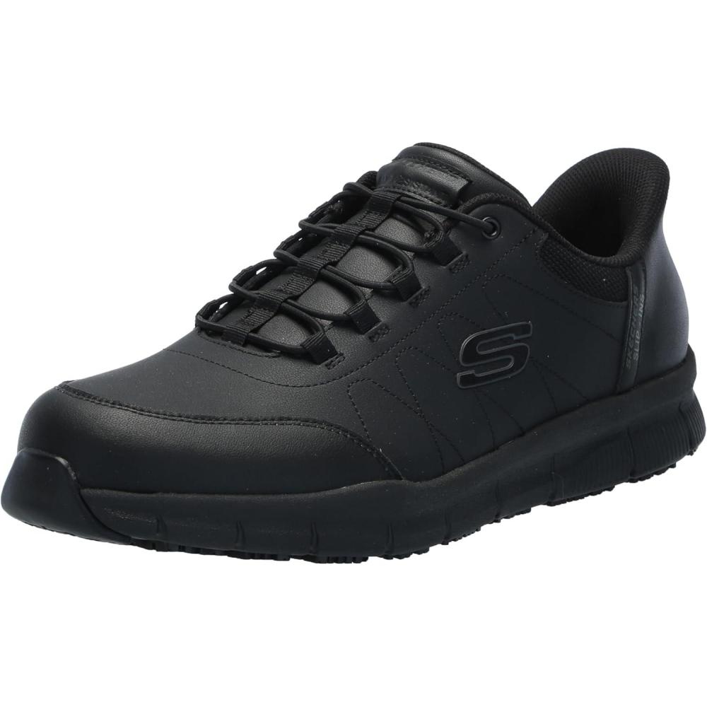 imageSkechers Mens Mens Hands Free Slip Ins Nampa Knotly Bungee Athletic SrBlack