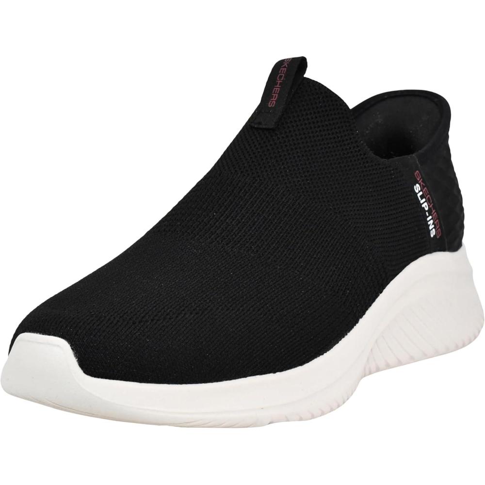 imageSkechers Mens Ultra Flex 30 Smooth Step Hands Free SlipinsBlackBlack
