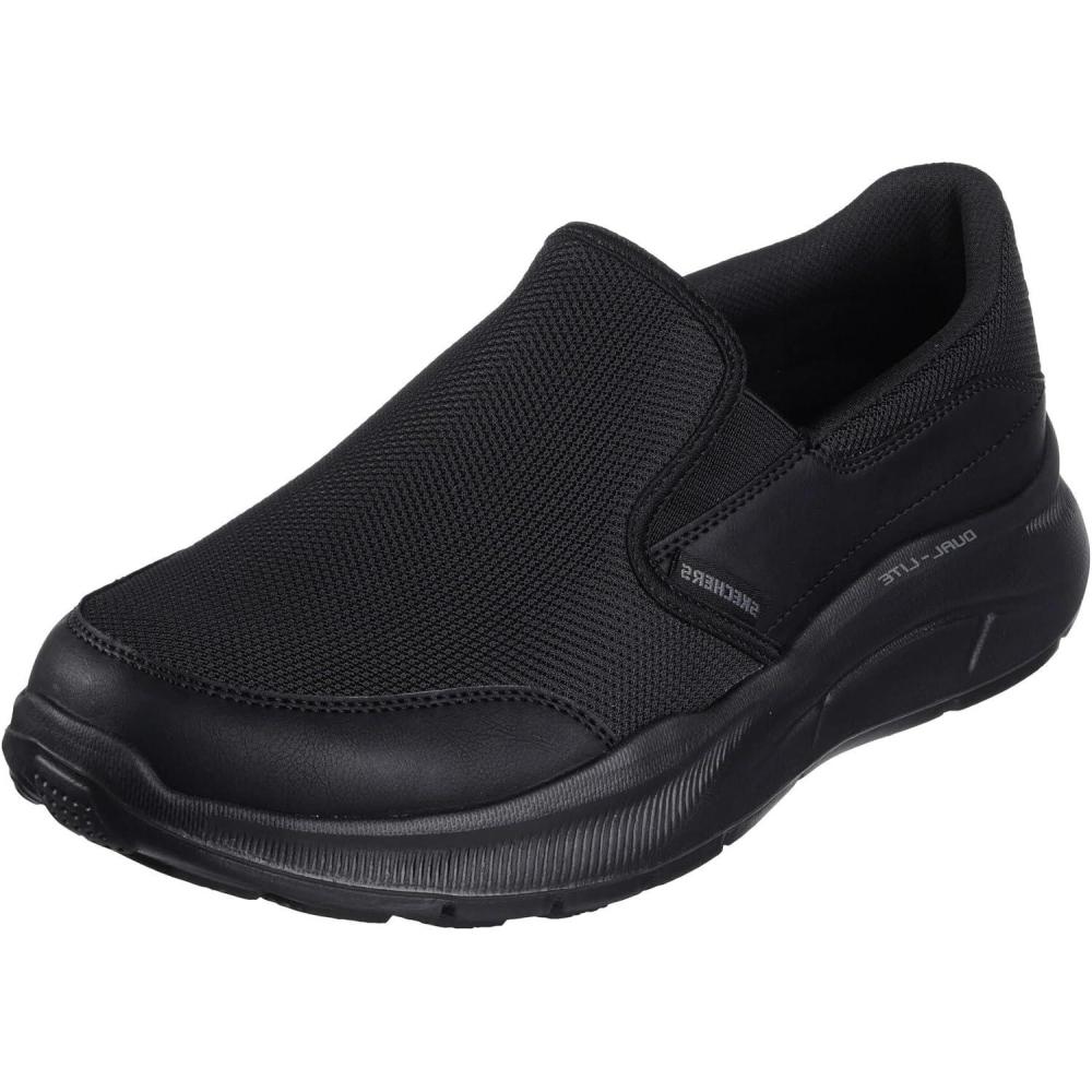 imageSkechers Mens Ultra Flex 30 Smooth Step Hands Free SlipinsBlk Blk Persist