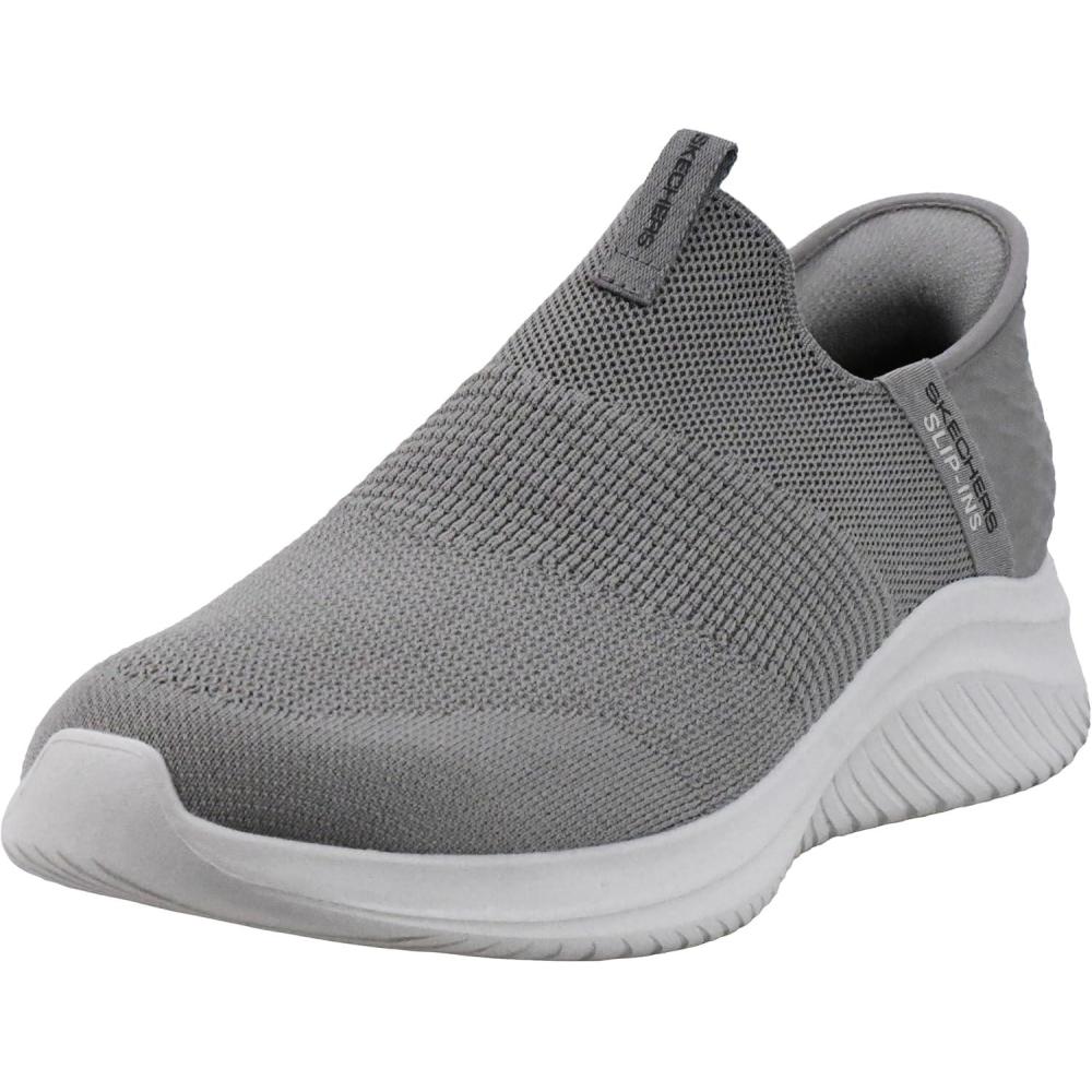 imageSkechers Mens Ultra Flex 30 Smooth Step Hands Free SlipinsTaupe
