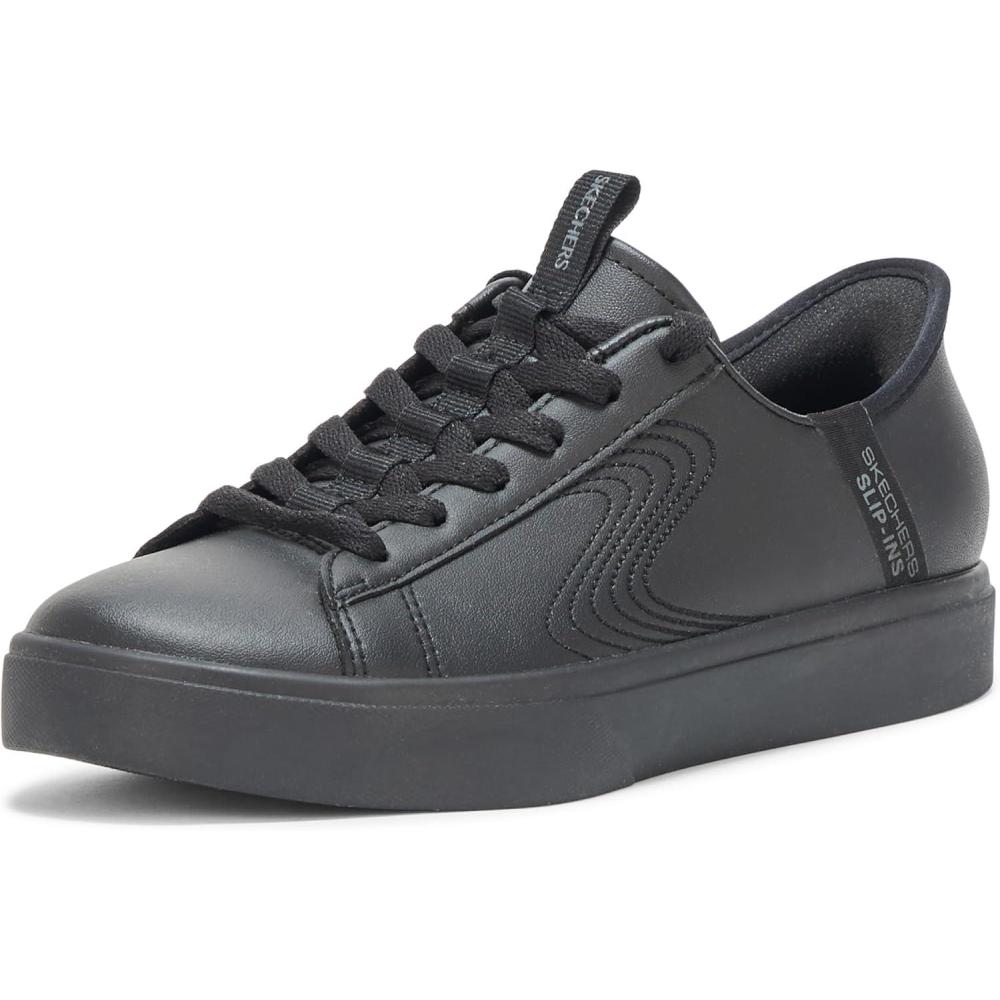 imageSkechers Womens Eden LxRoyal Stride Hands Free SlipinsBlackBlack