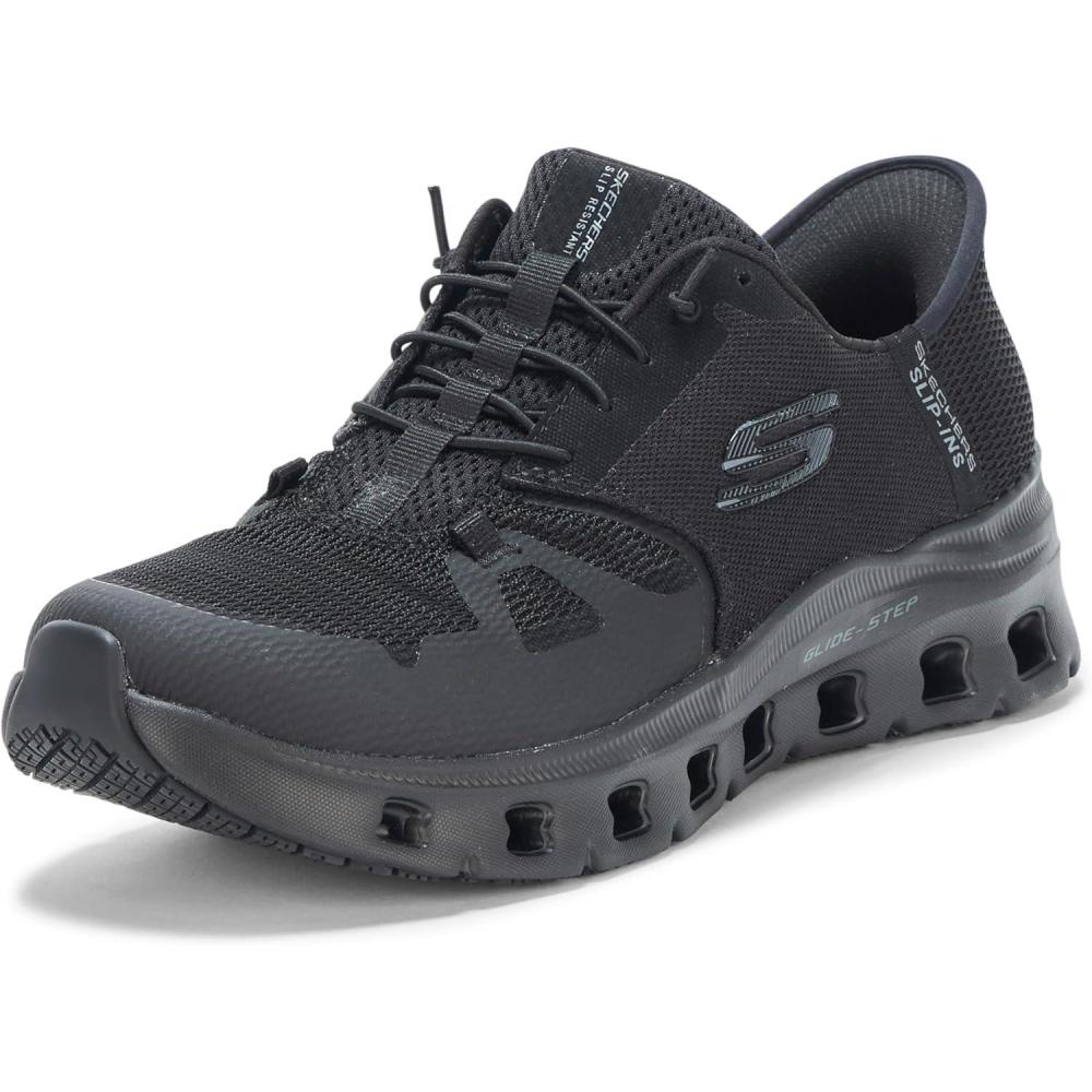 imageSkechers Womens Glide Step Pro Edrura Hands Free Slip InsBlack