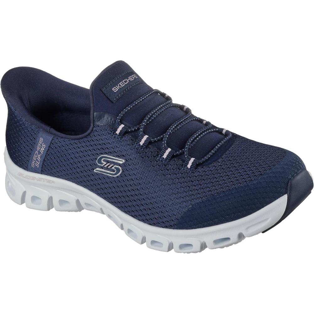 imageSkechers Womens GlideStep Pursuit Hands Free SlipinsNvynavy