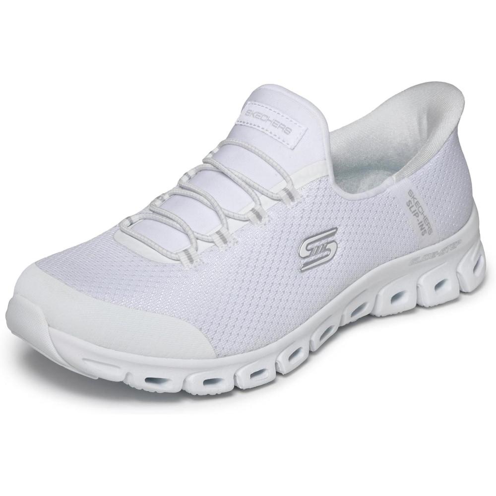 imageSkechers Womens GlideStep  Pursuit Hands Free SlipinsWslwhiteSilver