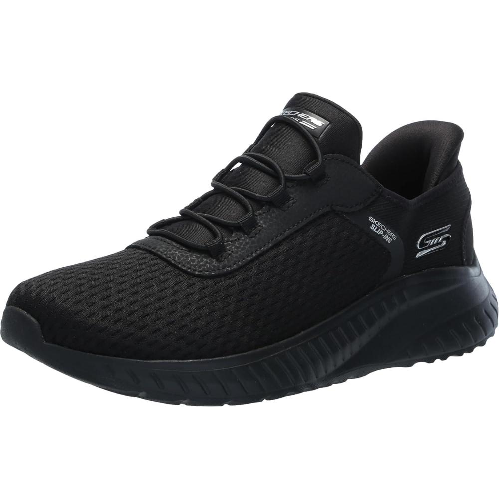 imageSkechers Womens Hands Free Slipins Bobs Squad Chaos  in ColorSneakerBbk