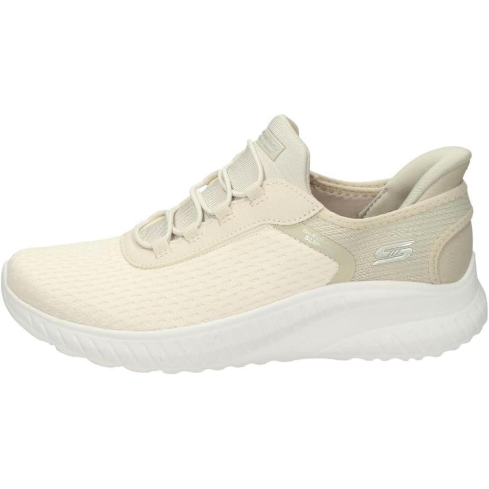imageSkechers Womens Hands Free Slipins Bobs Squad Chaos  in ColorSneakerOffwhite