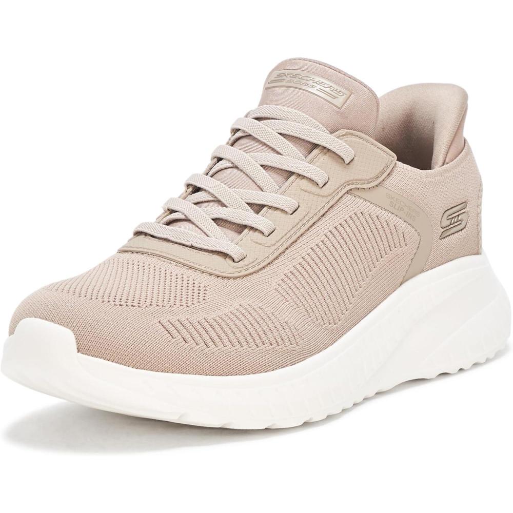 imageSkechers Womens Hands Free Slipins Bobs Squad ChaosCurrent MuseTaupe