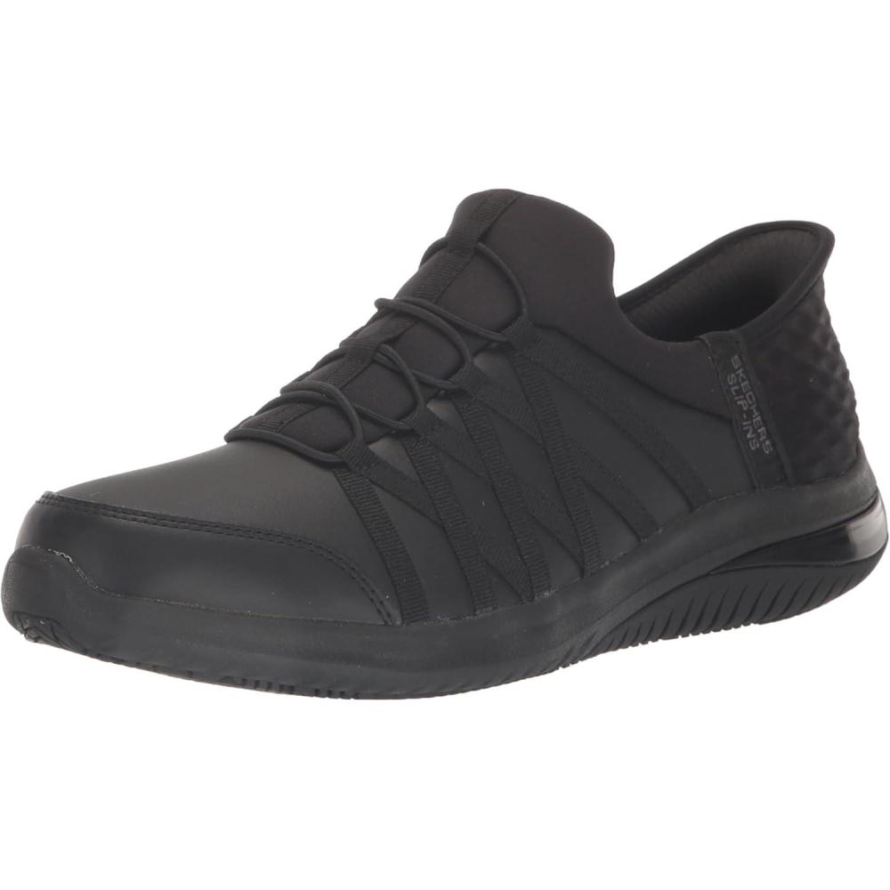 imageSkechers Womens Hands Free Slipins for Work Dantey Parral Bungee SrBlack