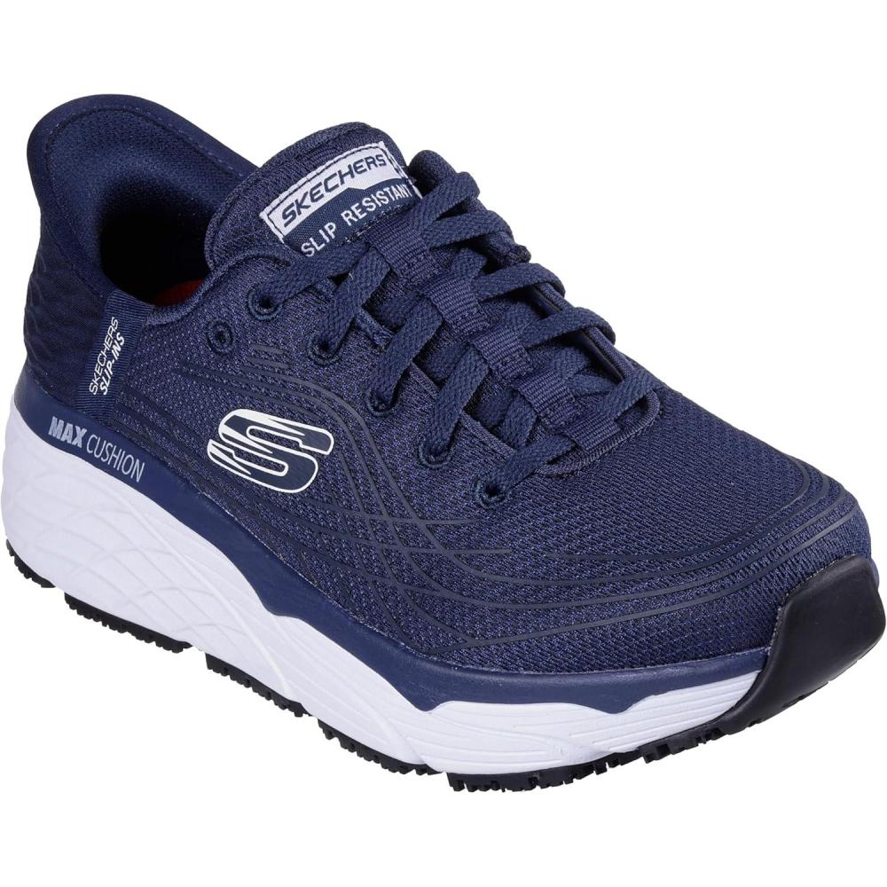 imageSkechers Womens Max Cushioning Elite Sr Eltra Hands Free SlipinsNvy