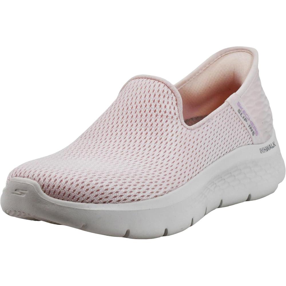 imageSkechers Womens Womens Hands Free Slipins Go Walk FlexrelishSneakerLight Pink