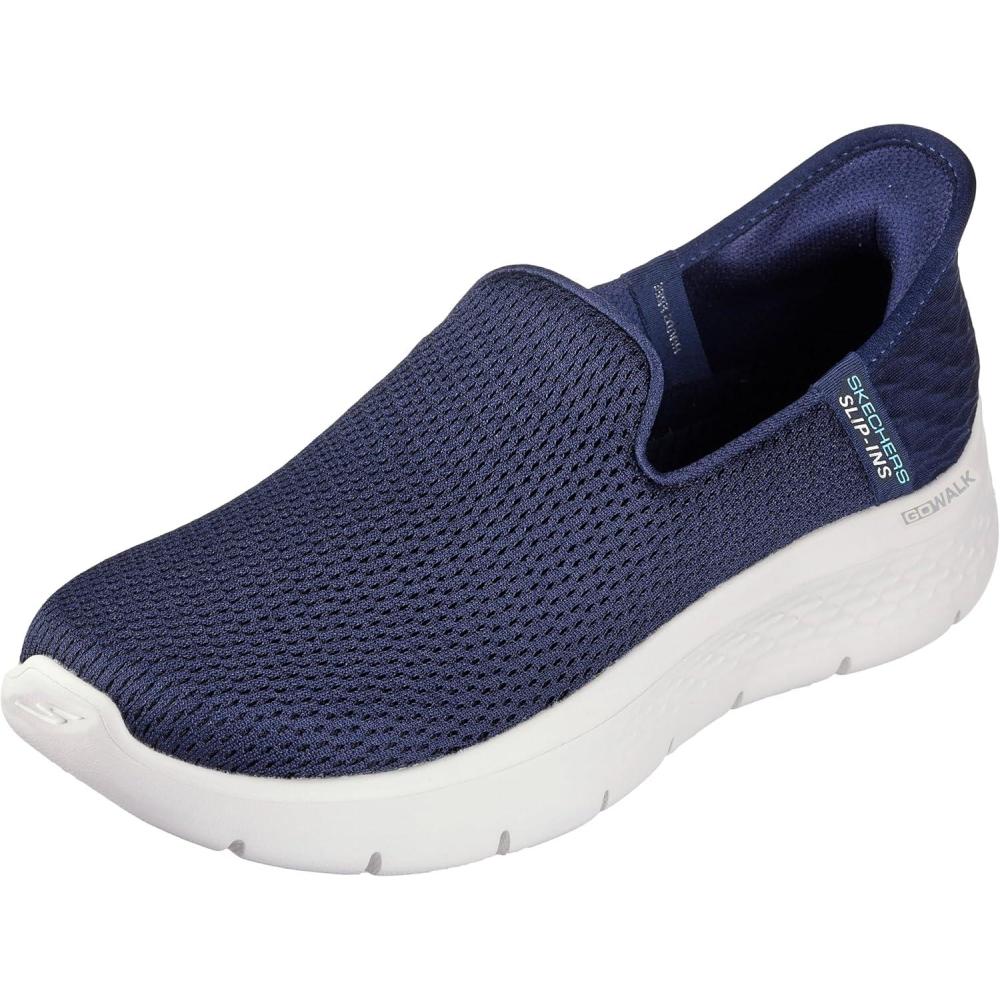 imageSkechers Womens Womens Hands Free Slipins Go Walk FlexrelishSneakerNavy