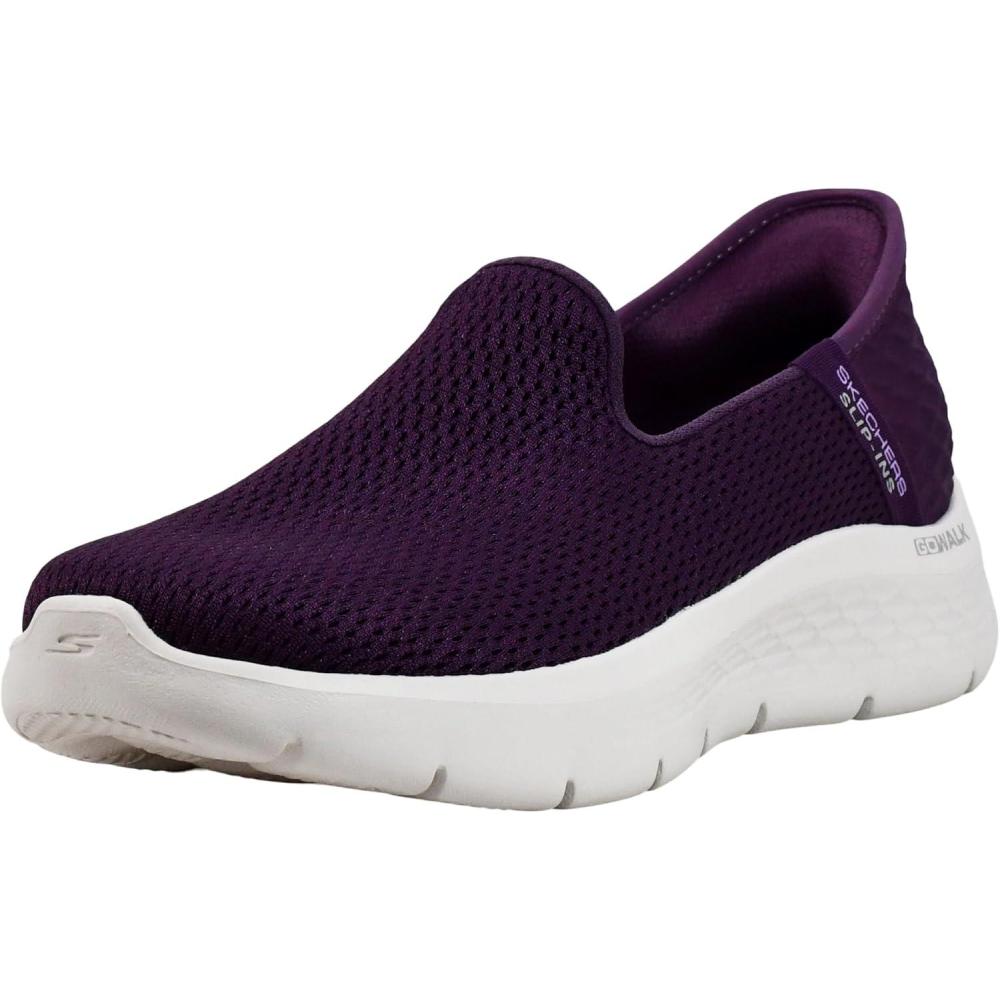 imageSkechers Womens Womens Hands Free Slipins Go Walk FlexrelishSneakerPlum