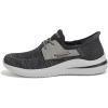 Skechers Mens Delson 3.0 – Roth 210606(Black/Grey)
