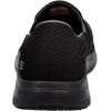 Skechers Men’s Flex Advantage Slip Resistant Sr Mcallen Slip on(Black/Charcoal)