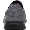 Skechers Men’s Flex Advantage Slip Resistant Sr Mcallen Slip on(Charcoal)