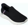 Skechers Mens Gowalk Flex Hands Free Slip-ins Athletic Slip-on Casual Walking ShoesSneaker(Black/Grey)