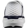Skechers Mens Max Cushioning Slip-ins – Athletic Workout Running Walking Shoes with Memory Foam(White/Navy)