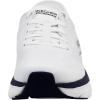 Skechers Mens Max Cushioning Slip-ins – Athletic Workout Running Walking Shoes with Memory Foam(White/Navy)
