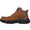 Skechers Men’s Moc Hands Free Slip Ins Santoro Leather Nano Safety Toe Industrial Boot(Brown)