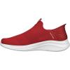 Skechers Men’s Ultra Flex 3.0 Smooth Step Hands Free Slip-ins(Burgundy Knit Trim)