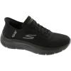 Skechers Womens Go Walk Flex Hands Free Slip-ins-Grand Entry Sneaker(Black)