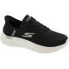 Skechers Womens Go Walk Flex Hands Free Slip-ins-Grand Entry Sneaker(Black/White)