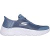 Skechers Womens Go Walk Flex Hands Free Slip-ins-Grand Entry Sneaker(Blue)