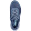 Skechers Womens Go Walk Flex Hands Free Slip-ins-Grand Entry Sneaker(Blue)