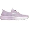 Skechers Womens Go Walk Flex Hands Free Slip-ins-Grand Entry Sneaker(Lavender/Aqua)