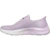 Skechers Womens Go Walk Flex Hands Free Slip-ins-Grand Entry Sneaker(Lavender/Aqua)