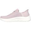 Skechers Womens Go Walk Flex Hands Free Slip-ins-Grand Entry Sneaker(Mauve)