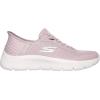 Skechers Womens Go Walk Flex Hands Free Slip-ins-Grand Entry Sneaker(Mauve)