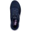 Skechers Womens Go Walk Flex Hands Free Slip-ins-Grand Entry Sneaker(Navy/White)