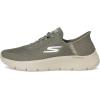 Skechers Womens Go Walk Flex Hands Free Slip-ins-Grand Entry Sneaker(Olive)