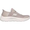 Skechers Womens Go Walk Flex Hands Free Slip-ins-Grand Entry Sneaker(Taupe)