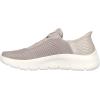 Skechers Womens Go Walk Flex Hands Free Slip-ins-Grand Entry Sneaker(Taupe)