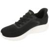 Skechers Womens Hands Free Slip-ins Bobs Squad Chaos-Current Muse(Black/White)