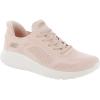 Skechers Womens Hands Free Slip-ins Bobs Squad Chaos-Current Muse(Light Pink)