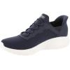 Skechers Women’s Hands Free Slip-ins Bobs Squad Chaos-Daily Inspiration Sneaker(Navy)