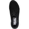 Skechers Womens Hillcrest – Sunapee Hands Free Slip-ins(Black Suede Lycra Trim)