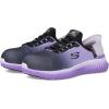 Skechers Womens Slip-ins Work: Tilido – Ombray Women’s Slip Resistant Bungee Sneakers(Black/Purple)