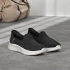 Skechers Womens Women’s Hands Free Slip-ins Go Walk Flex-relishSneaker(Black/White)