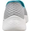 Skechers Womens Women’s Hands Free Slip-ins Go Walk Flex-relishSneaker(Grey/Light Blue)