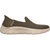 Skechers Womens Women’s Hands Free Slip-ins Go Walk Flex-relishSneaker(Olive)