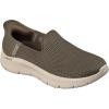 Skechers Womens Women’s Hands Free Slip-ins Go Walk Flex-relishSneaker(Olive)
