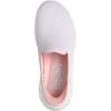 Skechers Womens Women’s Hands Free Slip-ins Go Walk Flex-relishSneaker(White/Pink)