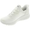 Skechers Womens Women’s Work Hands Free Slip Ins Squad Chaos Sr- Jasul(Off-white)
