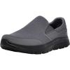 Skechers Men’s Flex Advantage Slip Resistant Sr Mcallen Slip on(Charcoal)