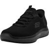 Skechers Mens Summits Colsin Sr Hands Free Slip -Ins(Black/Charcoal)